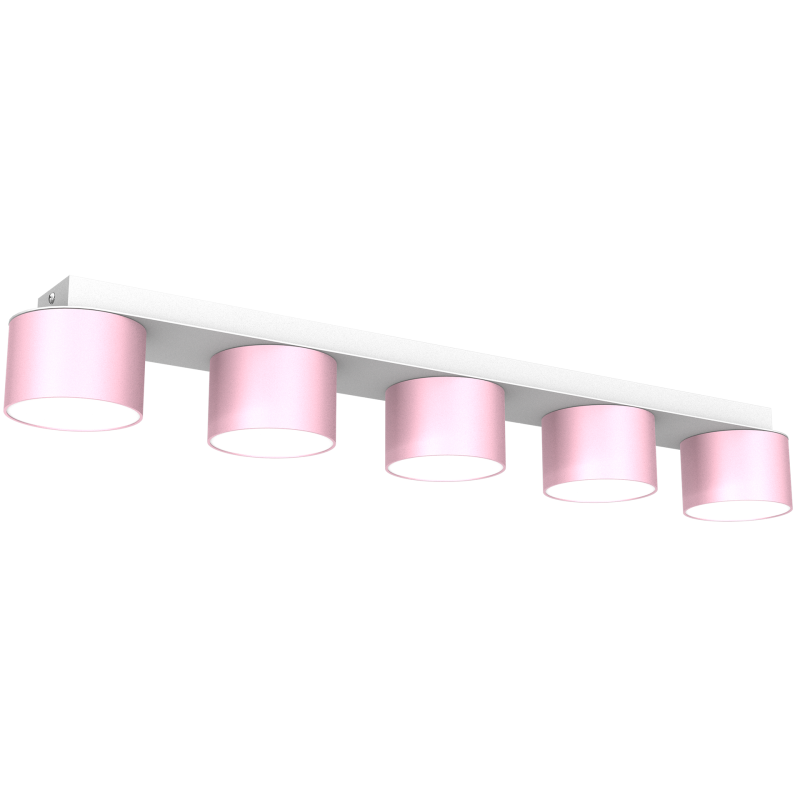 Lampa sufitowa Dixie 5xGX53 Różowy/Biały Lampa sufitowa Dixie 5xGX53 Różowy/Biały