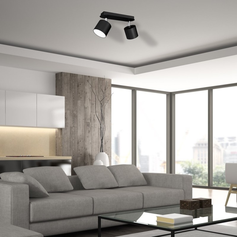 Lampa sufitowa DIXIE BLACK 2xGX53 Lampa sufitowa DIXIE BLACK 2xGX53
