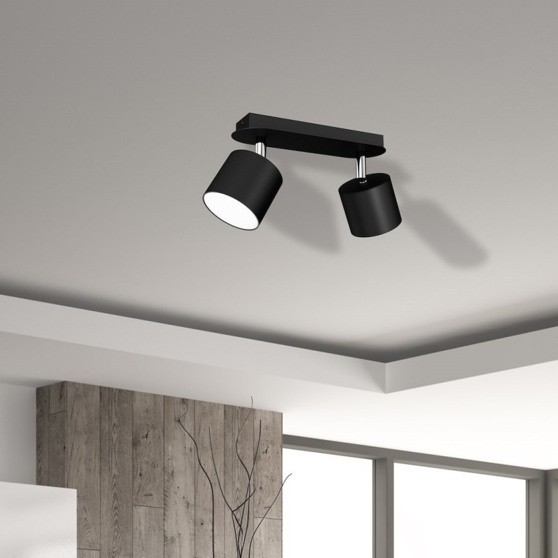 Lampa sufitowa DIXIE BLACK 2xGX53 Lampa sufitowa DIXIE BLACK 2xGX53