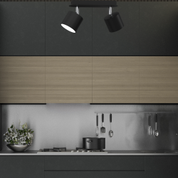 Lampa sufitowa DIXIE BLACK 2xGX53 Lampa sufitowa DIXIE BLACK 2xGX53