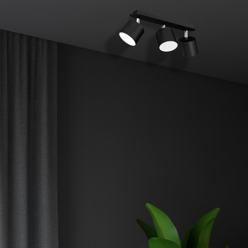 Lampa sufitowa DIXIE BLACK 3xGX53 Lampa sufitowa DIXIE BLACK 3xGX53