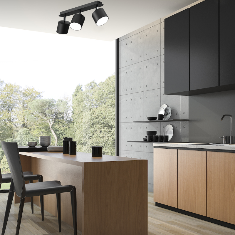 Lampa sufitowa DIXIE BLACK 3xGX53 Lampa sufitowa DIXIE BLACK 3xGX53