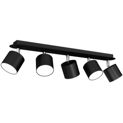 Lampa sufitowa DIXIE BLACK 5xGX53 Lampa sufitowa DIXIE BLACK 5xGX53