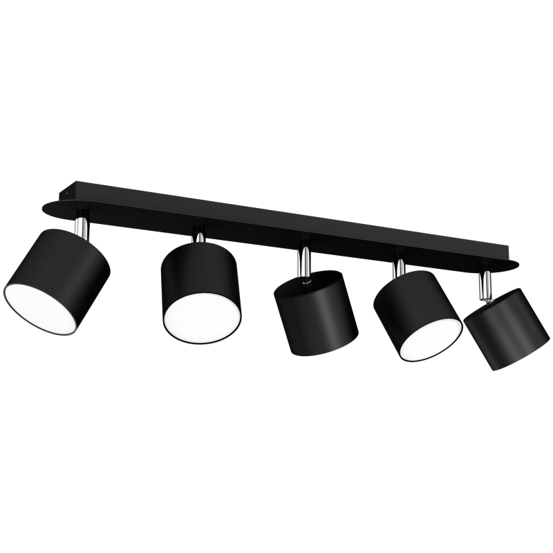 Lampa sufitowa DIXIE BLACK 5xGX53 Lampa sufitowa DIXIE BLACK 5xGX53