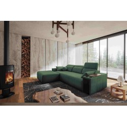 Milano I corner sofa bed in Plecionka fabric, Verita 75 – elegance and functionality in one