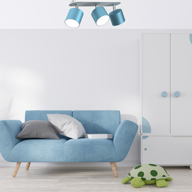 Lampa sufitowa Dixie 3xGX53 Niebieski/Biały Lampa sufitowa Dixie 3xGX53 Niebieski/Biały