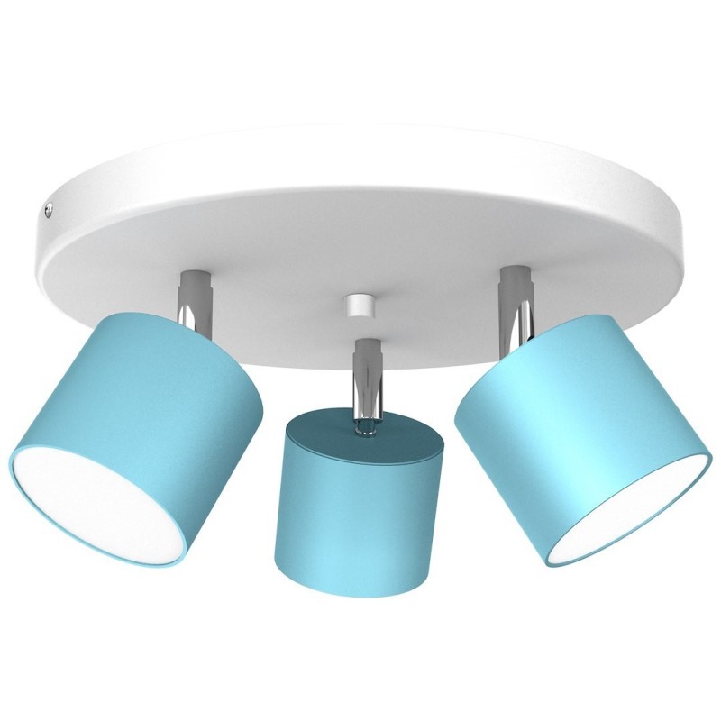 Lampa sufitowa DIXIE 3xGX53 Niebieski/Biały Lampa sufitowa DIXIE 3xGX53 Niebieski/Biały