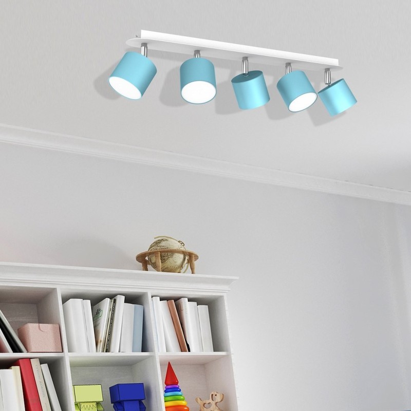 Lampa sufitowa Dixie 5xGX53 Niebieski/Biały Lampa sufitowa Dixie 5xGX53 Niebieski/Biały