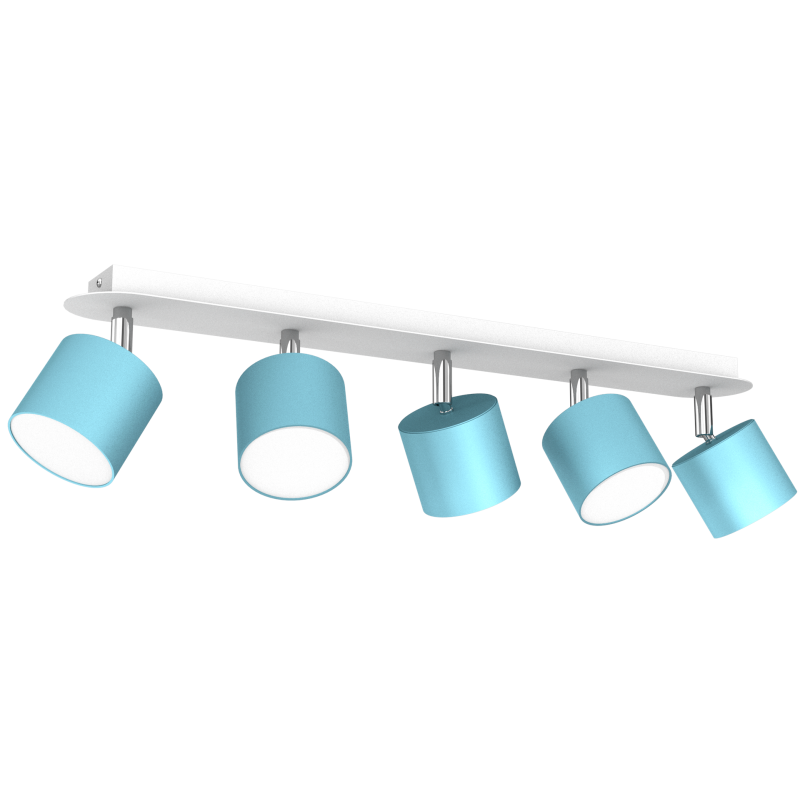 Lampa sufitowa Dixie 5xGX53 Niebieski/Biały Lampa sufitowa Dixie 5xGX53 Niebieski/Biały