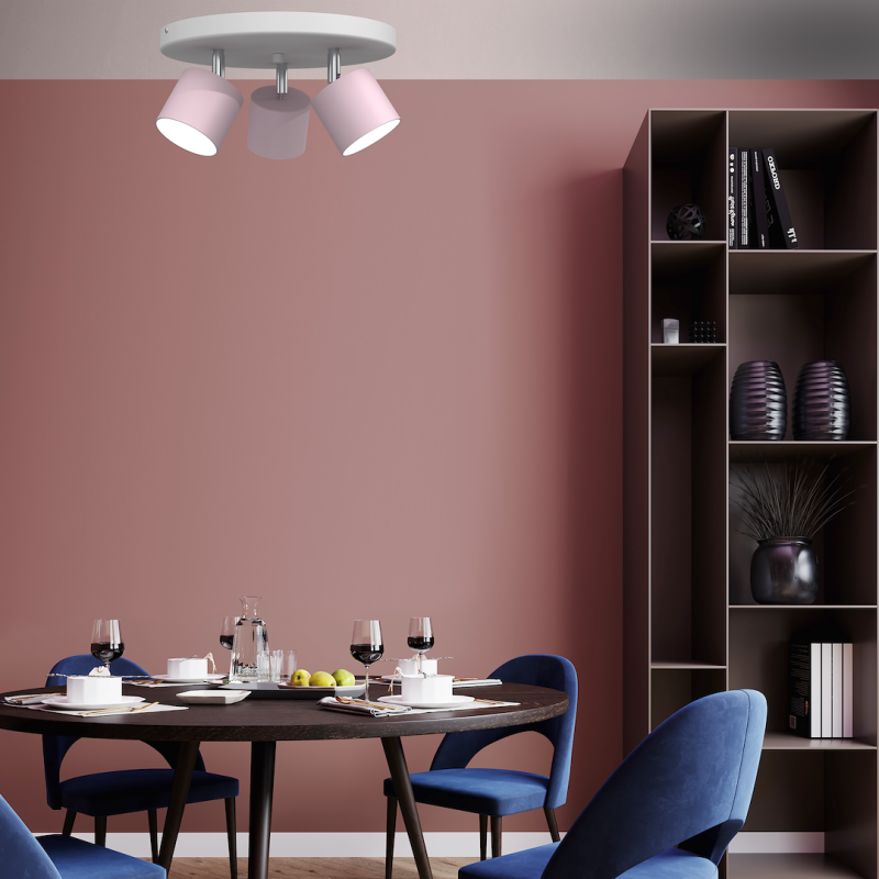 Lampa sufitowa DIXIE PINK 3xGX53 Lampa sufitowa DIXIE PINK 3xGX53