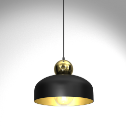 Lampa Wisząca HARALD GOLD/BLACK 1xE27 Lampa Wisząca HARALD GOLD/BLACK 1xE27
