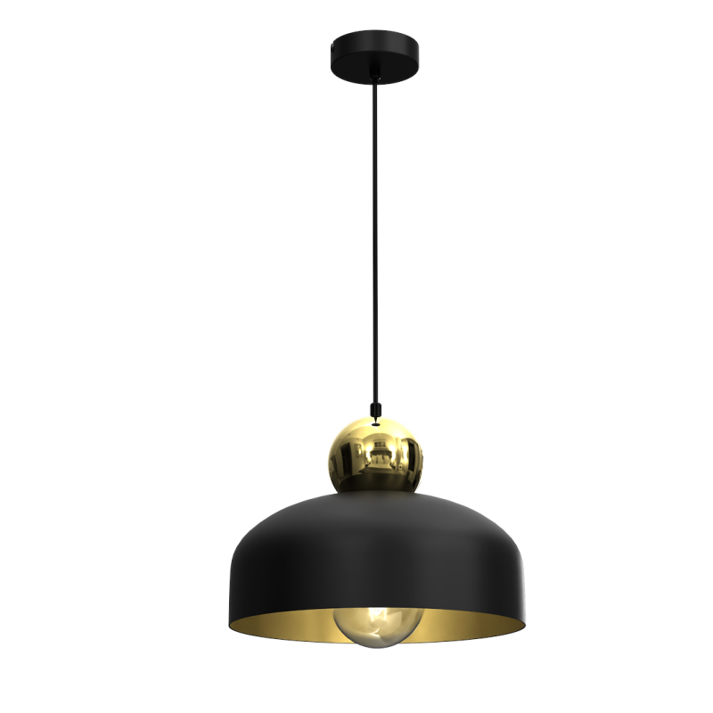 Lampa Wisząca HARALD GOLD/BLACK 1xE27 Lampa Wisząca HARALD GOLD/BLACK 1xE27