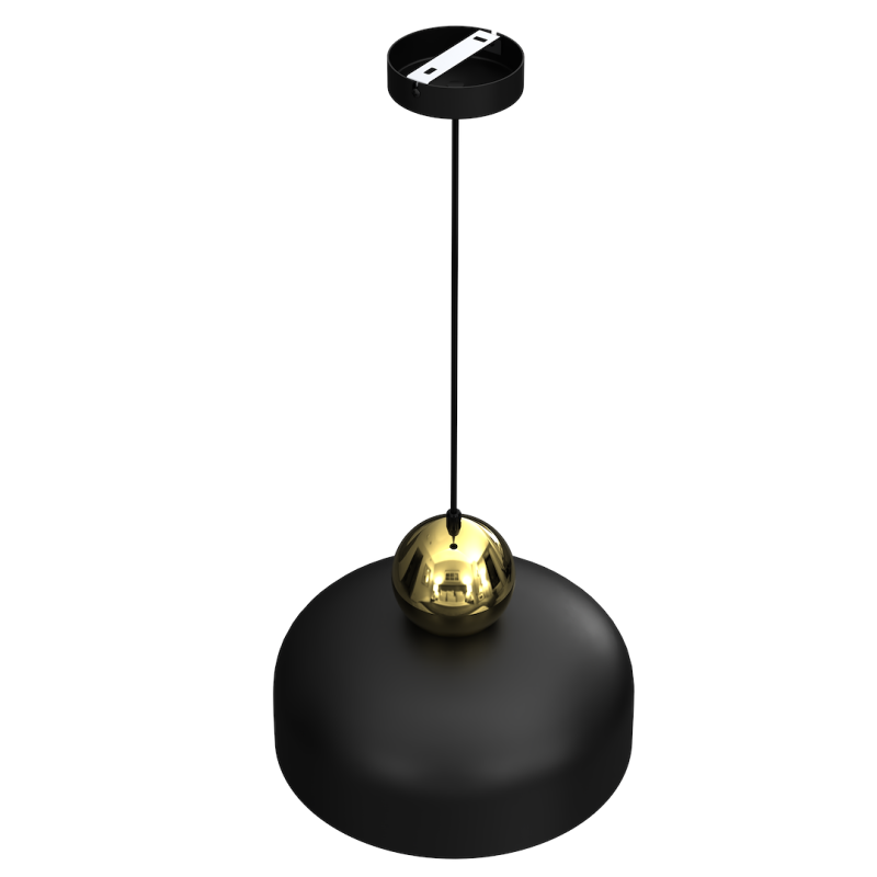 Lampa Wisząca HARALD GOLD/BLACK 1xE27 Lampa Wisząca HARALD GOLD/BLACK 1xE27