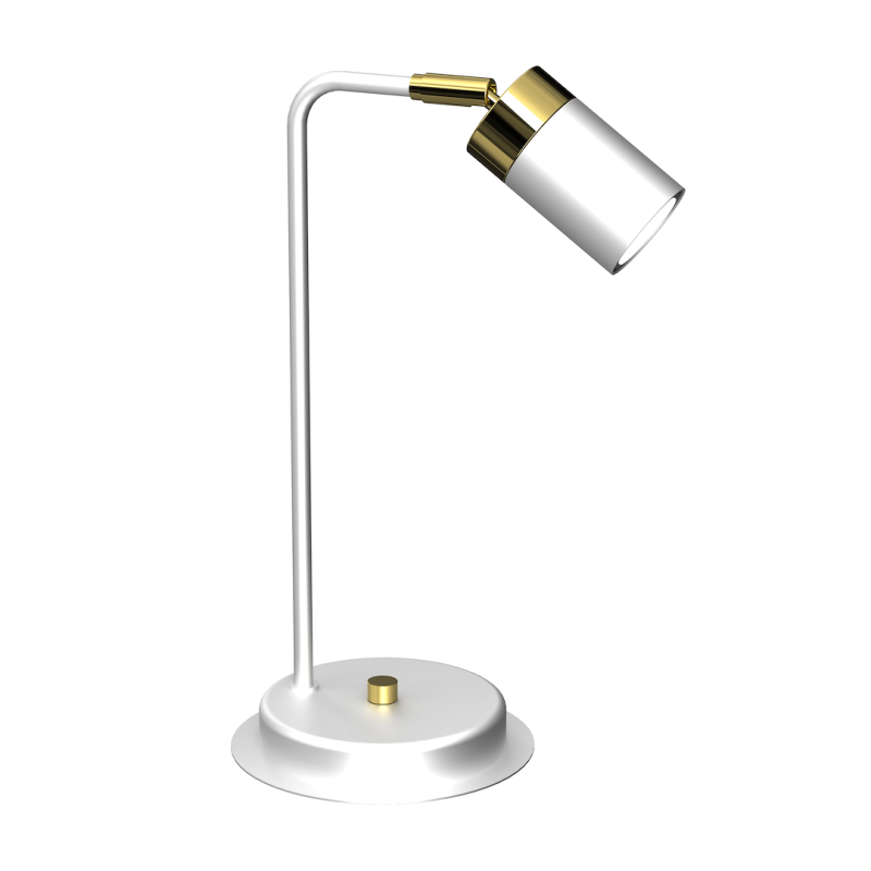 Lampka nocna Joker 1xGU10 Biały/Złoty