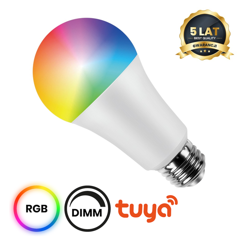 Wi-Fi LED Bulb A70 11W E27 Smart Tuya RGB+CCT+DIM Wi-Fi LED Bulb A70 11W E27 Smart Tuya RGB+CCT+DIM