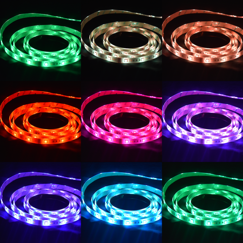 Zestaw LED RGB Wi-FI 3m Smart Tuya IP65 + CCT + Dim 12V Zestaw LED RGB Wi-FI 3m Smart Tuya IP65 + CCT + Dim 12V