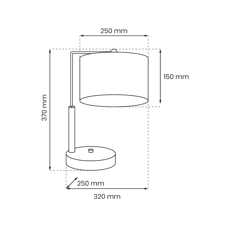 Lámpara de mesa VERDE GREEN 1xE27 Lámpara de mesa VERDE GREEN 1xE27