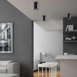 Bima Arte Round Black 1xGU10 Bima Arte Round Black 1xGU10