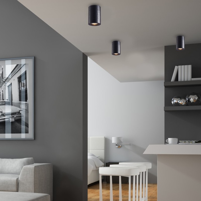 Bima Arte Round Black 1xGU10 Bima Arte Round Black 1xGU10