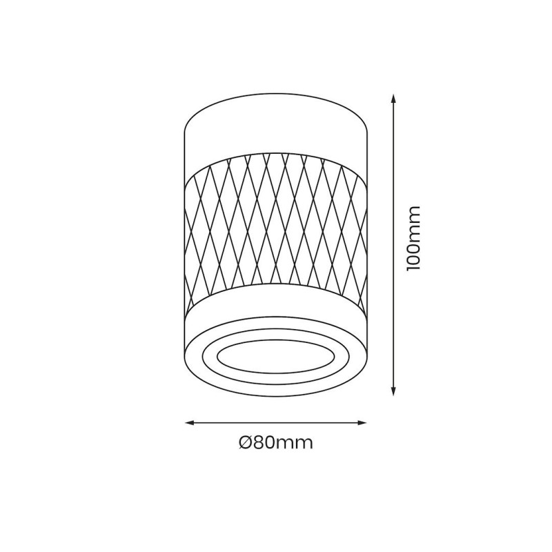 Bima Arte Round Black 1xGU10 Bima Arte Round Black 1xGU10