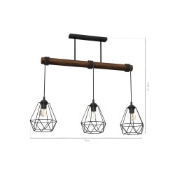 Lampa wisząca ACERO 3xE27 Lampa wisząca ACERO 3xE27