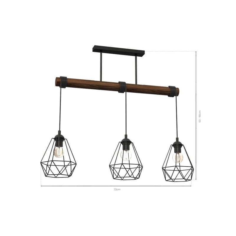 Lampa wisząca ACERO 3xE27 Lampa wisząca ACERO 3xE27