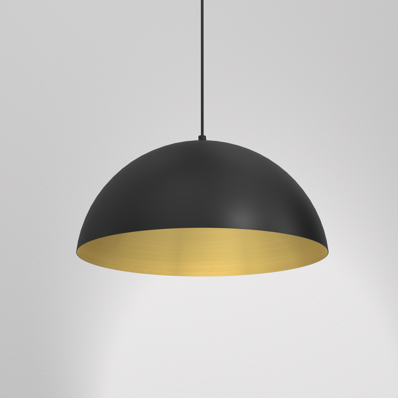Lampa wisząca BETA BLACK/GOLD 1xE27 45cm Lampa wisząca BETA BLACK/GOLD 1xE27 45cm