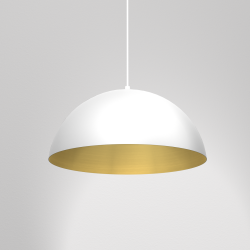 Lampa wisząca Beta 1xE27 45cm Biały/Złoty Lampa wisząca Beta 1xE27 45cm Biały/Złoty