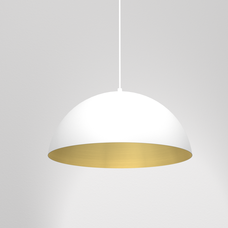 Lampa wisząca Beta 1xE27 35cm Biały/Złoty Lampa wisząca Beta 1xE27 35cm Biały/Złoty