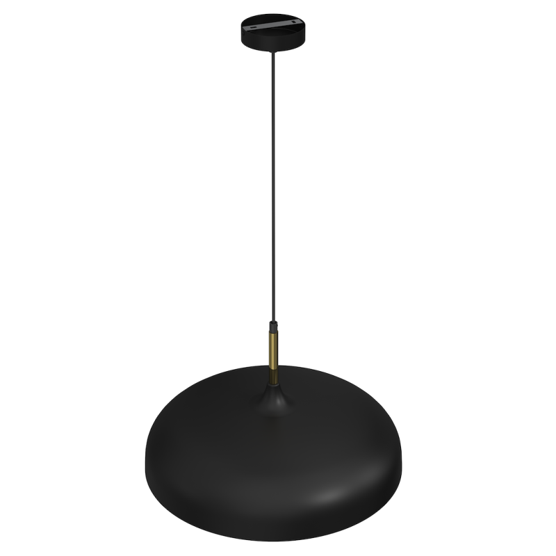 Lampa wisząca LINCOLN BLACK/GOLD 1xE27 45cm Lampa wisząca LINCOLN BLACK/GOLD 1xE27 45cm
