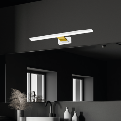 Kinkiet Shine 60cm 13,8W LED Biały / Złoty Kinkiet Shine 60cm 13,8W LED Biały / Złoty