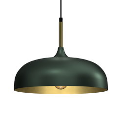 Lampa wisząca LINCOLN GREEN/GOLD 1xE27 35cm Lampa wisząca LINCOLN GREEN/GOLD 1xE27 35cm