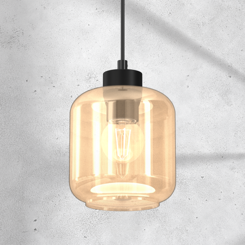 Lampa wisząca SOMBRA AMBER 1xE27 Lampa wisząca SOMBRA AMBER 1xE27