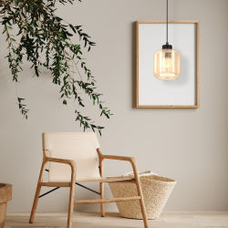 Lampa wisząca SOMBRA AMBER 1xE27 Lampa wisząca SOMBRA AMBER 1xE27
