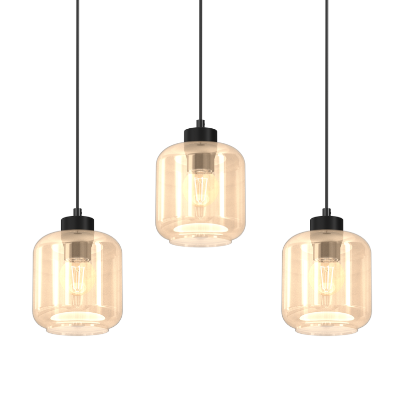 Lampa wisząca SOMBRA AMBER 3xE27 Lampa wisząca SOMBRA AMBER 3xE27