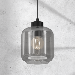 Lampa wisząca SOMBRA SMOKED 1xE27 Lampa wisząca SOMBRA SMOKED 1xE27