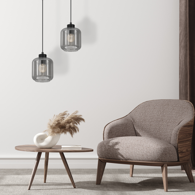 Lampa wisząca SOMBRA SMOKED 1xE27 Lampa wisząca SOMBRA SMOKED 1xE27