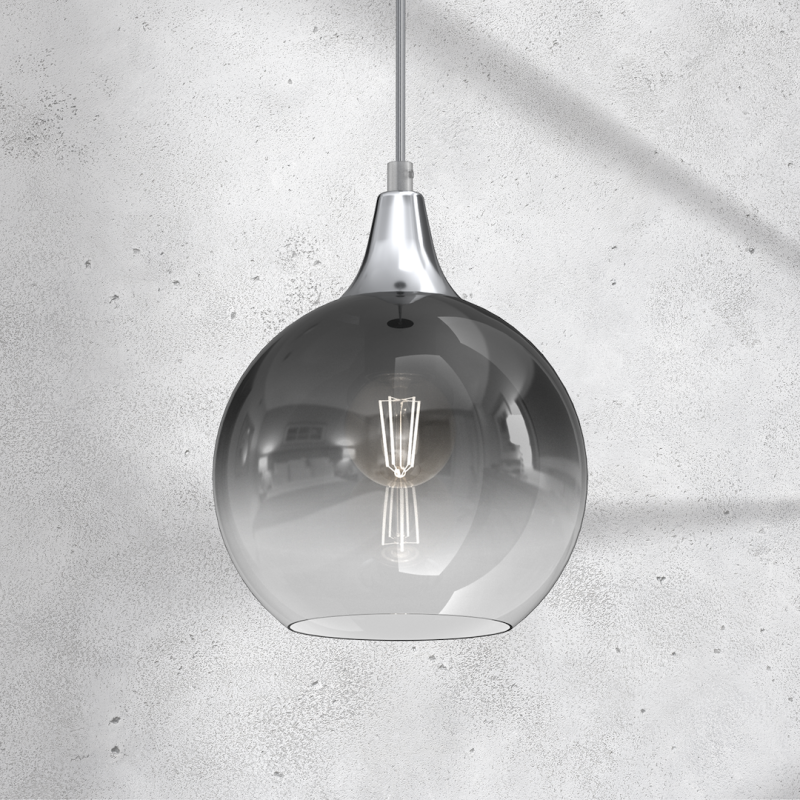 Lampa wisząca MONTE SILVER fi 200 1xE27 Lampa wisząca MONTE SILVER fi 200 1xE27