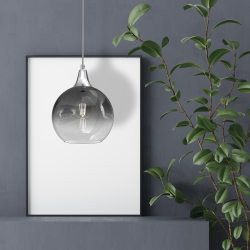 Lampa wisząca MONTE SILVER fi 200 1xE27 Lampa wisząca MONTE SILVER fi 200 1xE27
