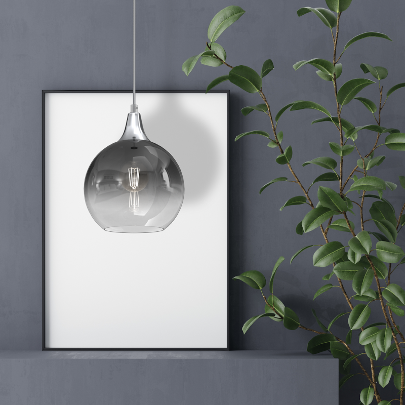 Lampa wisząca MONTE SILVER fi 200 1xE27 Lampa wisząca MONTE SILVER fi 200 1xE27