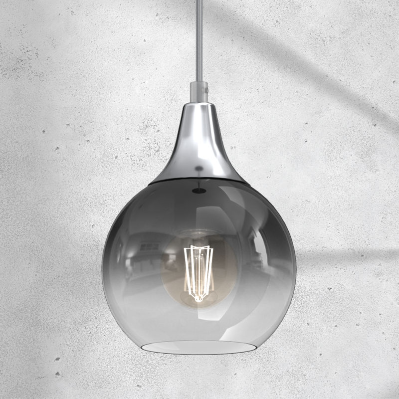 Lampa wisząca MONTE SILVER fi 150 1xE27 Lampa wisząca MONTE SILVER fi 150 1xE27
