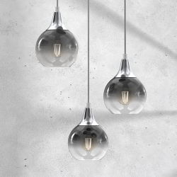 Lampa wisząca MONTE SILVER 3xE27 Lampa wisząca MONTE SILVER 3xE27