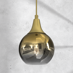 Lampa wisząca MONTE GOLD fi 150 1xE27 Lampa wisząca MONTE GOLD fi 150 1xE27