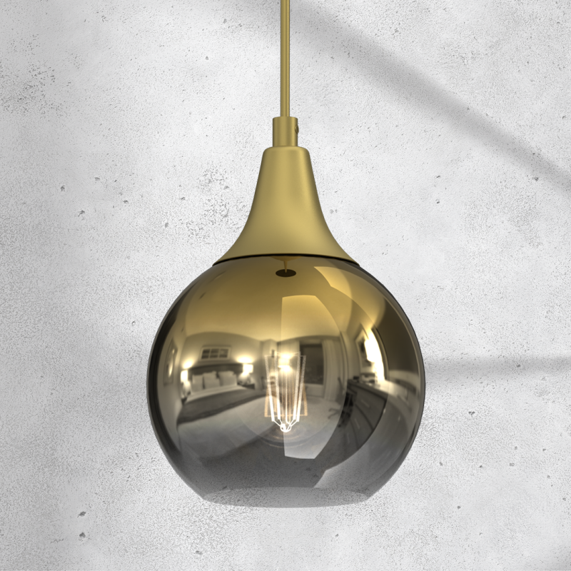 Lampa wisząca MONTE GOLD fi 150 1xE27 Lampa wisząca MONTE GOLD fi 150 1xE27