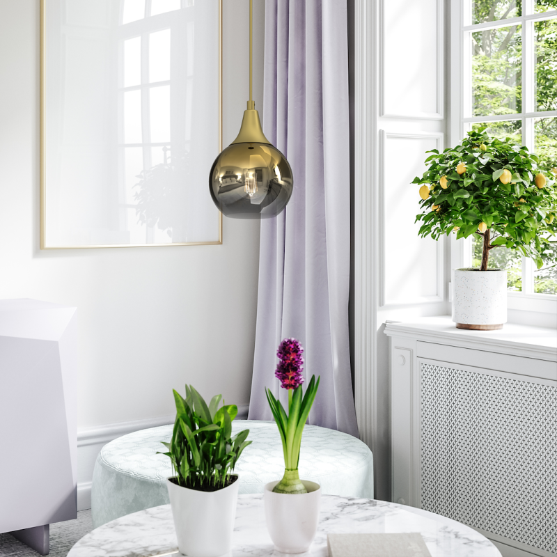 Lampa wisząca MONTE GOLD fi 150 1xE27 Lampa wisząca MONTE GOLD fi 150 1xE27