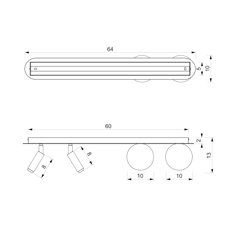 SIRIO Ceiling Lamp 4xG9 SIRIO Ceiling Lamp 4xG9