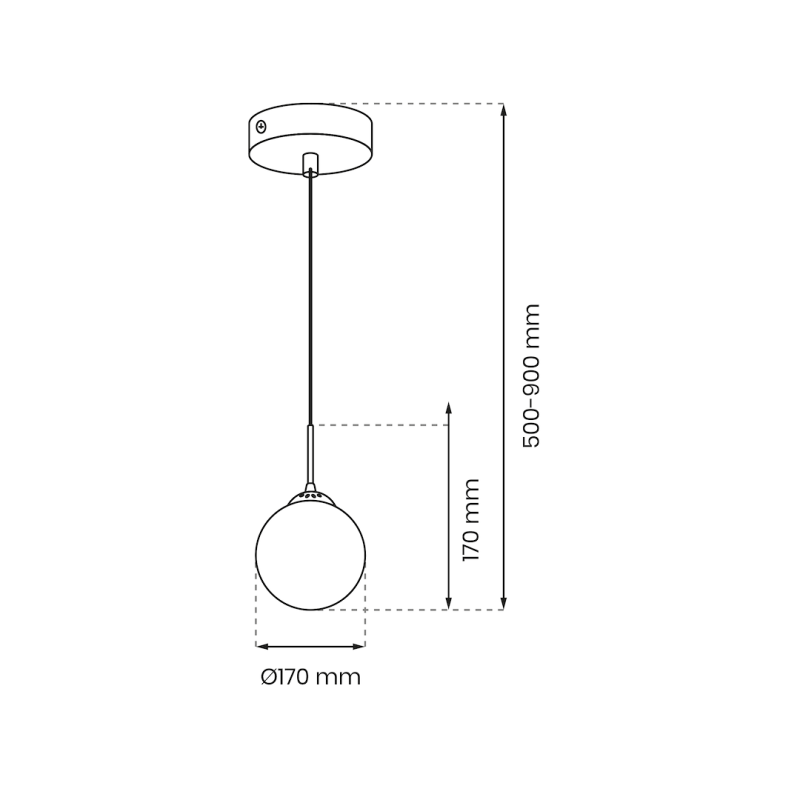 REFLEX Hanging Lamp fi 170 1xE14 REFLEX Hanging Lamp fi 170 1xE14