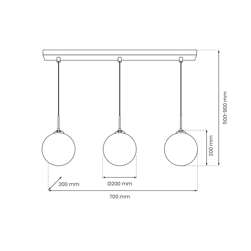 REFLEX Pendant Lamp 3xE14 REFLEX Pendant Lamp 3xE14