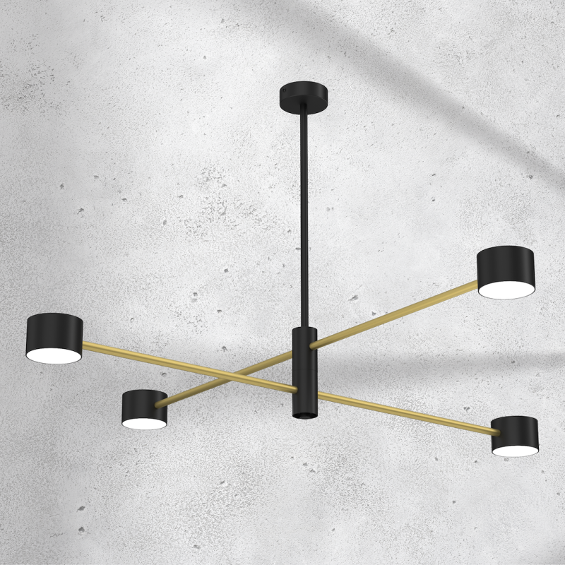 Lampa sufitowa CROSS GOLD 4xGX53 Lampa sufitowa CROSS GOLD 4xGX53