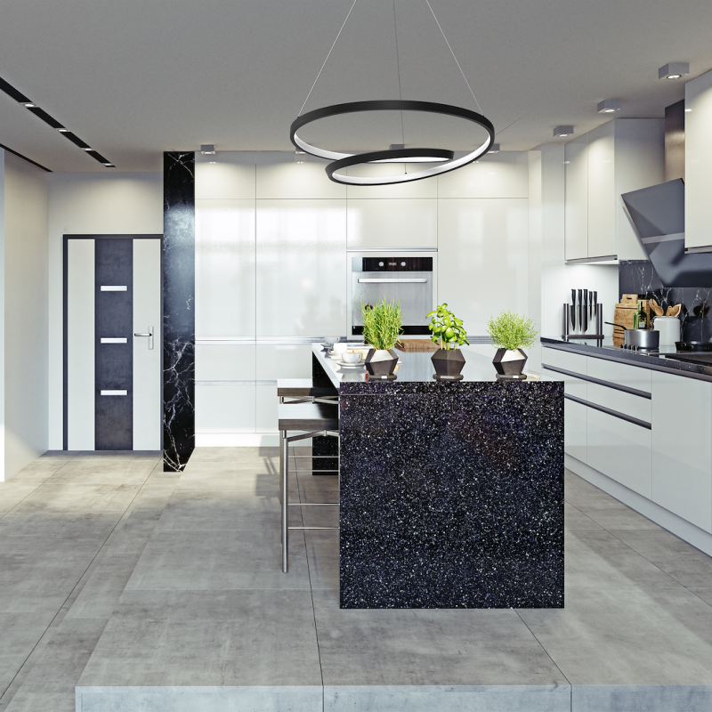 LUCERO BLACK 48W LED pendant lamp LUCERO BLACK 48W LED pendant lamp